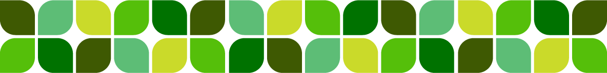 Leaf pattern in alternating shades of green