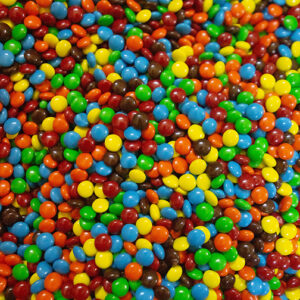 Candy-coated chocolate sweets