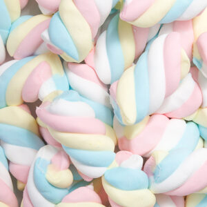 Marshmallow twist novelty candy